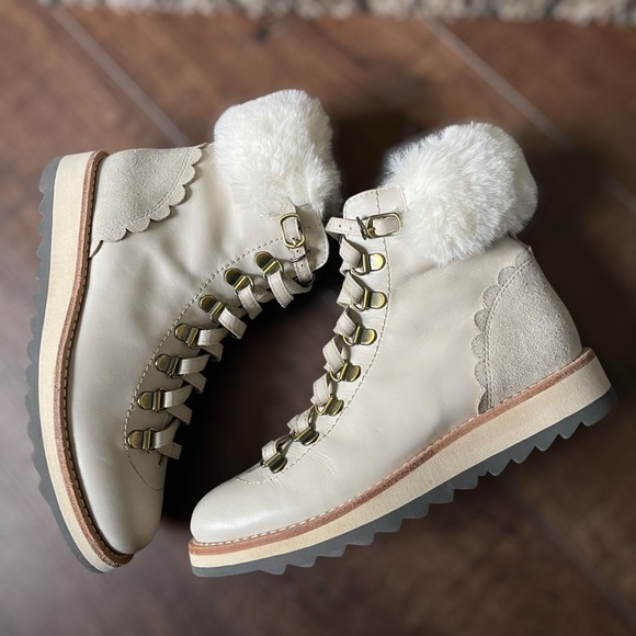 KATE SPADE Maira Leather Ankle Boots • Size 5 • Women/Teen - Picture 2 of 13